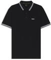 BOSS Herren Paddy Curved Polohemd, Dunkelblau, XL EU