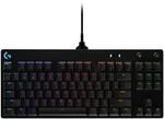 Logitech G PRO Mechanische Gaming-Tastatur | Englishes QWERTY-Layout - Schwarz
