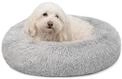 lionto Donutbett f&uuml;r Hunde und Katzen, Flauschiges Hundebett rund f&uuml;r kleine und
