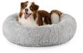 lionto Donutbett f&uuml;r Hunde und Katzen, Flauschiges Hundebett rund f&uuml;r kleine...