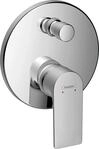 hansgrohe Wannenarmatur Rebris E, Unterputz Badarmatur f&uuml;r 2 Funktionen, Chrom