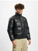 Southpole Herren Imitation Leather Bubble Jacket Jacke, Black, XL