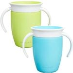 Munchkin Miracle 360&deg;-Trinkbecher f&uuml;r Babys und Kleinkinder, 2er-Set, BPA-frei, mit