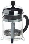 Bodum French Press Chambord - 500ml / 4 Tassen Silber Kaffeebereiter -