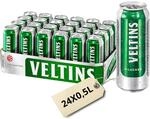 VELTINS Pilsener &ndash; 24 x 0,5 l Dosenbier (EINWEG) &ndash; Fein-herbes Premium Pils &ndash;