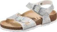 Birkenstock Rio Kids Cosmic Sparkle White, Birko Flor Sandal, wei&szlig;, 32 EU