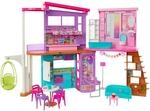Barbie Ferienhaus, Puppenhaus-Spielset und Zubeh&ouml;r | 2-st&ouml;ckiges Puppenhaus, 6