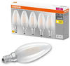 Osram LED Base Classic B Lampe, Sockel: E14, Warm White, 2700 K, 4 W, Ersatz...