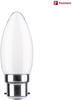 Paulmann 28899 LED Lampe Kerze B22d 470lm 4,7 Watt dimmbar Leuchtmittel Opal...