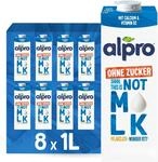 Alpro This is Not Milk 1,8% &ndash; 8x1L &ndash; 100% Pflanzlich & Voll &ndash; Zuckerfrei