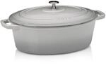 kela Br&auml;ter Gusseisen oval 6 Liter, Dutch Oven CALIDO, Induktion Gussbr&auml;ter mit