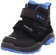 Superfit Jupiter leicht gef&uuml;tterte Gore-Tex Sneaker, SCHWARZ/HELLBLAU 0000, 26 EU