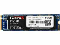 MegaFastro SSD 512GB MS150 Series PCI-Express NVMe intern bis zu 2.400 MB/s...