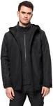 Jack Wolfskin Herren Taubenberg 3in1 Jkt M Jacket, Schwarz, M EU