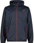 CMP - Regenjacke f&uuml;r Herren mit Kapuze, Anthrazit, 58