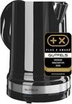 GUTFELS Wasserkocher Schwarz 1,7L - Elektrisch 2200W Kalkfilter 360-Grad |...