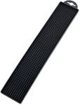 WENKO Geschirr-Abtropfmatte Slim Schwarz, extra schmale Gummimatte mit Noppenstruktur