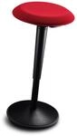 Sedus se:fit, Ergonomischer Hocker, Stehhocker, Stehsitz, Stehhilfe, Rot, Schwarz,