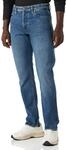 G-STAR RAW Herren Triple A Straight Jeans, Blau (Faded sea Moss Destroyed C967-D330),