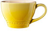 Le Creuset Große Cappuccino Tasse aus Steinzeug, 400 ml, Citrus, 70304404030002