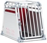 4PETS - Hundek&auml;fig Pro 2 Gr&ouml;&szlig;e M - F&uuml;r Hunde unter 30 kg - Aluminium Transportbox