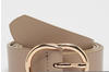 Urban Classics Unisex TB5212-Small Ring Buckle Belt Gürtel, beige/Gold, L