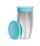 Munchkin Edelstahl Babys Wunder 360 Schnabeltasse | 296ml | Blau