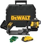 Dewalt 360&deg; Akku-Multilinienlaser Gr&uuml;n DCLE34031D1 (selbstnivellierend, Genauigkeit