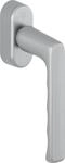 HOPPE 11701341 Fenstergriff Hamburg-SecuForte, Aluminium edelstahlfarbig matt,