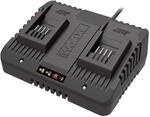WORX WA3772 Dual-Ladeger&auml;t - Gleichzeitiges Aufladen Von 2X 20V 2,0 Ah Akkus -...