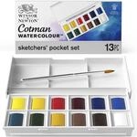 Winsor & Newton 0390640 Cotman Sketchers Pocket Box Aquarellfarbe, 12...
