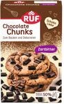 RUF Chocolate Chunks Zartbitter, backstabile Schoko-Tropfen dunkel, 100g |...