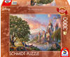 Schmidt Spiele 57372 Thomas Kinkade, Disney, Belles Magical World, 3000 Teile...
