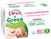 Love & Green - Gesunde und umweltfreundliche Babywindeln – Größe 2 (3-6 kg)...
