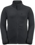Jack Wolfskin Unisex Kinder Taunus Jacket Fleece Jacke, Phantom, 104 EU