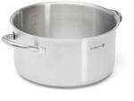 De Buyer - Kochtopf ohne Deckel aus Edelstahl &ndash; 24 cm &ndash; ohne PFAS, Edelstahl