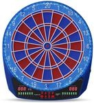 Carromco FLASH-401 E-Dartboard | LED-Beleuchtung & Profi 2-Loch Abstand