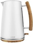Cecotec Wasserkocher Thermosense 400 White Woody. 1,7 Liter Fassungsverm&ouml;gen...