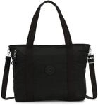 Kipling ASSENI, Gro&szlig;e Tote Bag mit Innenf&auml;chern, 49 cm, 20 L, 0.40 kg, Black Noir