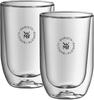 WMF Barista Gläser Set 2-teilig, zwei Latte Macchiato Gläser doppelwandig...
