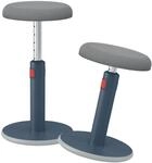 Leitz Active Sitz-Steh-Hocker, Ergonomischer h&ouml;henverstellbarer Wipphocker...