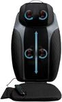 HoMedics 2-in-1 Shiatsu-Massagesitzauflage und abnehmbares Massagekissen - zwei