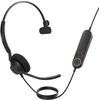 Jabra Engage 40 kabelgebundenes Mono-Headset mit Inline Anrufsteuerung,
