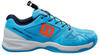 WILSON Rush PRO JR QL Jugend/Kinder Tennisschuhe, blau/weiß/orange, 33 EU