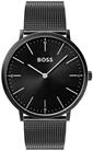 BOSS Analog Quarzuhr f&uuml;r Herren Kollektion Horizon mit Schwarzes