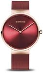 Bering Unisex Quarz Uhr | Armbanduhr 39 mm Edelstahlgeh&auml;use und Zifferblatt 