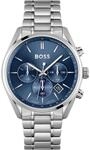 BOSS Herren 44mm Chronograph Quarz Uhr Champion Kollektion mit Edelstahl- oder