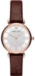 Emporio Armani Uhr f&uuml;r Damen , Zweizeiger Uhrwerk, 32mm Rose Gold...