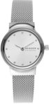 Skagen Freja Lille Damenuhr, Quarz-Zweizeigerwerk mit Edelstahl- oder Lederarmband