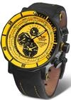 Vostok Europe lunokhod 2 Herren Uhr analog Quarzwerk mit Leder Armband...